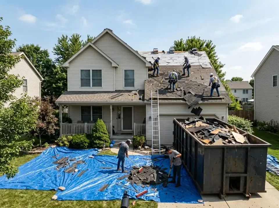 roof-replacement-debris-remova-004 — frequently asked questions, Cheapest Dumpster Rentals in Decatur, IN